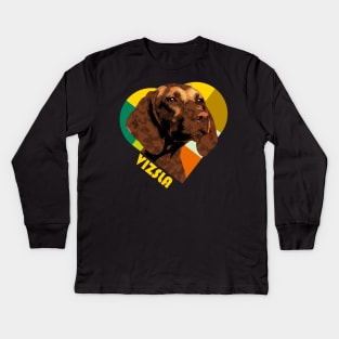 Vizsla  - Hungarian pointer Kids Long Sleeve T-Shirt